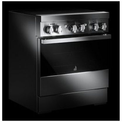 JennAir JPIFC730RM Induction Range, 4.1 cu. ft. Capacity, 30 inch Exterior Width, True Convection, 4 Burners, Stainless Steel colour
