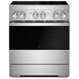 JennAir JPIFC730RM Induction Range, 4.1 cu. ft. Capacity, 30 inch Exterior Width, Dual Fan True Convection, 4 Burners, Self Clean, 3,700 W Highest Element, Stainless Steel colour