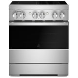 JennAir JPIFC730RM Induction Range, 4.1 cu. ft. Capacity, 30 inch Exterior Width, Dual Fan True Convection, 4 Burners, Self Clean, 3,700 W Highest Element, Stainless Steel colour