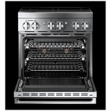 JennAir JPIFC730RM Induction Range, 4.1 cu. ft. Capacity, 30 inch Exterior Width, Dual Fan True Convection, 4 Burners, Self Clean, 3,700 W Highest Element, Stainless Steel colour