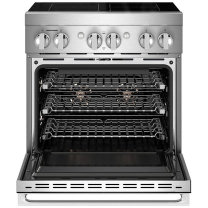 JennAir JPIFC730RM Induction Range, 4.1 cu. ft. Capacity, 30 inch Exterior Width, True Convection, 4 Burners, Stainless Steel colour