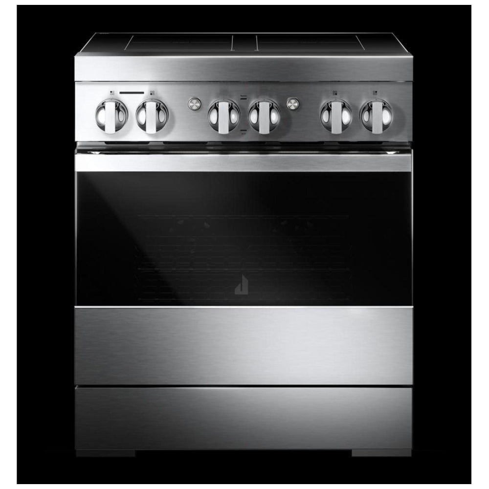 JennAir JPIFC730RM Induction Range, 4.1 cu. ft. Capacity, 30 inch Exterior Width, True Convection, 4 Burners, Stainless Steel colour