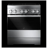 JennAir JPIFC730RM Induction Range, 4.1 cu. ft. Capacity, 30 inch Exterior Width, Dual Fan True Convection, 4 Burners, Self Clean, 3,700 W Highest Element, Stainless Steel colour