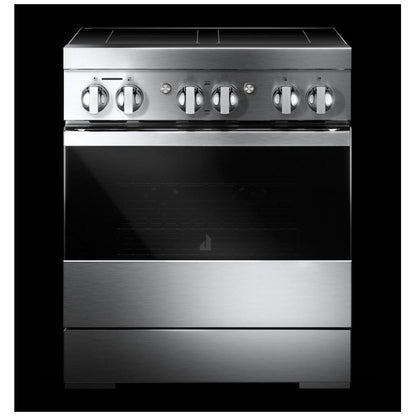 JennAir JPIFC730RM Induction Range, 4.1 cu. ft. Capacity, 30 inch Exterior Width, True Convection, 4 Burners, Stainless Steel colour