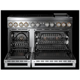 JennAir JPIGC748RL Induction Range (back view with logo)