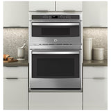 GE JT3800SHSS Microwave Wall Oven Combo, 30 inch Exterior Width, Self Clean, 6.7 cu. ft. Capacity, Stainless Steel colour