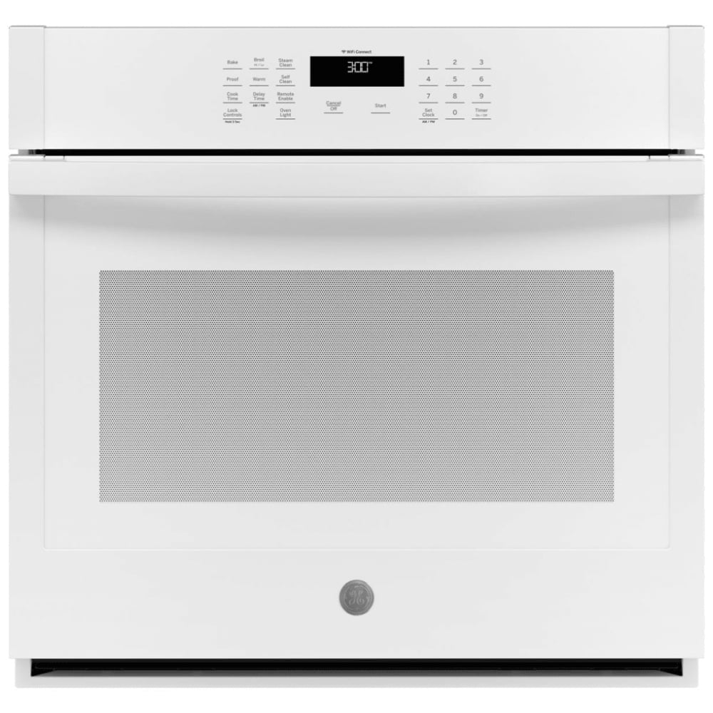 GE JTS3000DNWW Single Wall Oven, 30 inch Exterior Width, Self Clean, 5 cu. ft. Capacity, Wifi Enabled, White colour