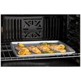 GE JTS5000DVBB Single Wall Oven, 30 inch Exterior Width, True Convection, Self Clean, 5 cu. ft. Capacity, Temperature Probe, Wifi Enabled, Air Fry, Black colour