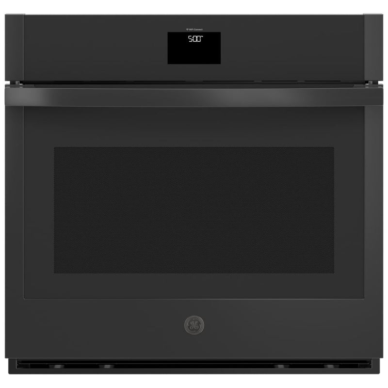 GE JTS5000DVBB Single Wall Oven, 30 inch Exterior Width, True Convection, Self Clean, 5 cu. ft. Capacity, Temperature Probe, Wifi Enabled, Air Fry, Black colour