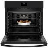 GE JTS5000DVBB Single Wall Oven, 30 inch Exterior Width, True Convection, Self Clean, 5 cu. ft. Capacity, Temperature Probe, Wifi Enabled, Air Fry, Black colour