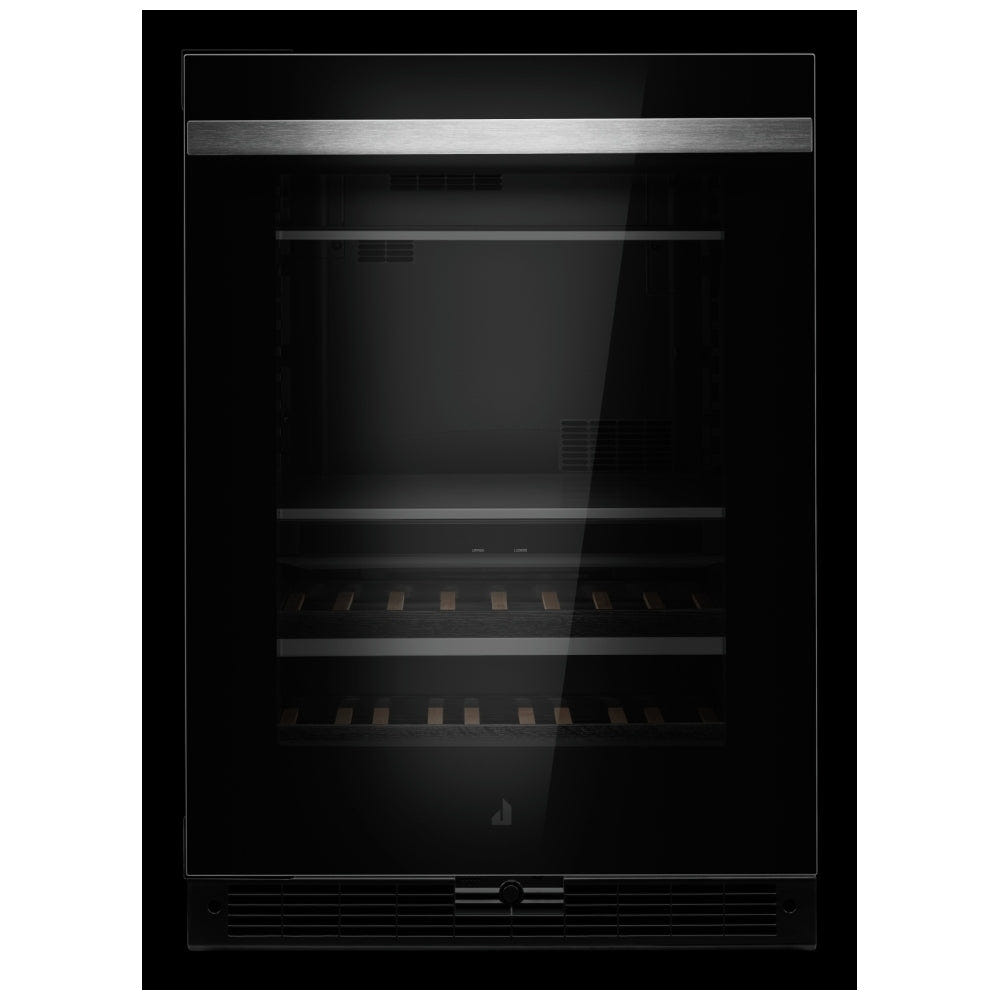 JennAir Noir JUBFL242HM Compact Beverage Center Under Counter Refrigeration, 24 inch Width, ENERGY STAR Certified, Black colour Left Swing