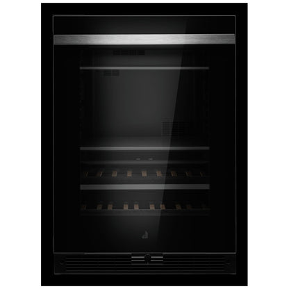 JennAir Noir JUBFL242HM Compact Beverage Center Under Counter Refrigeration, 24 inch Width, ENERGY STAR Certified, Black colour Left Swing