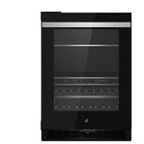 JennAir Noir JUBFL242HM Compact Beverage Center Under Counter Refrigeration, 24 inch Width, ENERGY STAR Certified, Black colour Left Swing