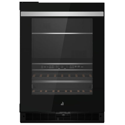 JennAir Noir JUBFL242HM Compact Beverage Center Under Counter Refrigeration, 24 inch Width, ENERGY STAR Certified, Black colour Left Swing