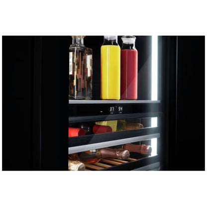 JennAir Noir JUBFL242HX Compact Beverage Center Under Counter Refrigeration, 24 inch Width, ENERGY STAR Certified