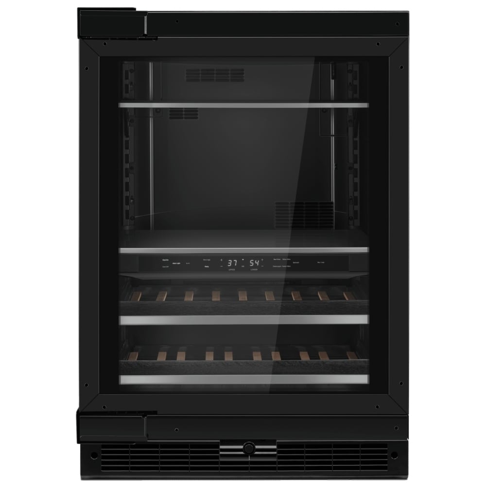 JennAir Noir JUBFL242HX Compact Beverage Center Under Counter Refrigeration, 24 inch Width, ENERGY STAR Certified