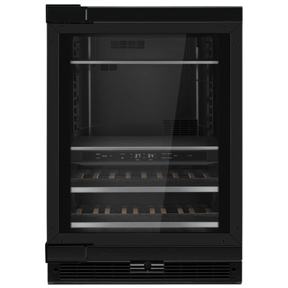 JennAir Noir JUBFL242HX Compact Beverage Center Under Counter Refrigeration, 24 inch Width, ENERGY STAR Certified