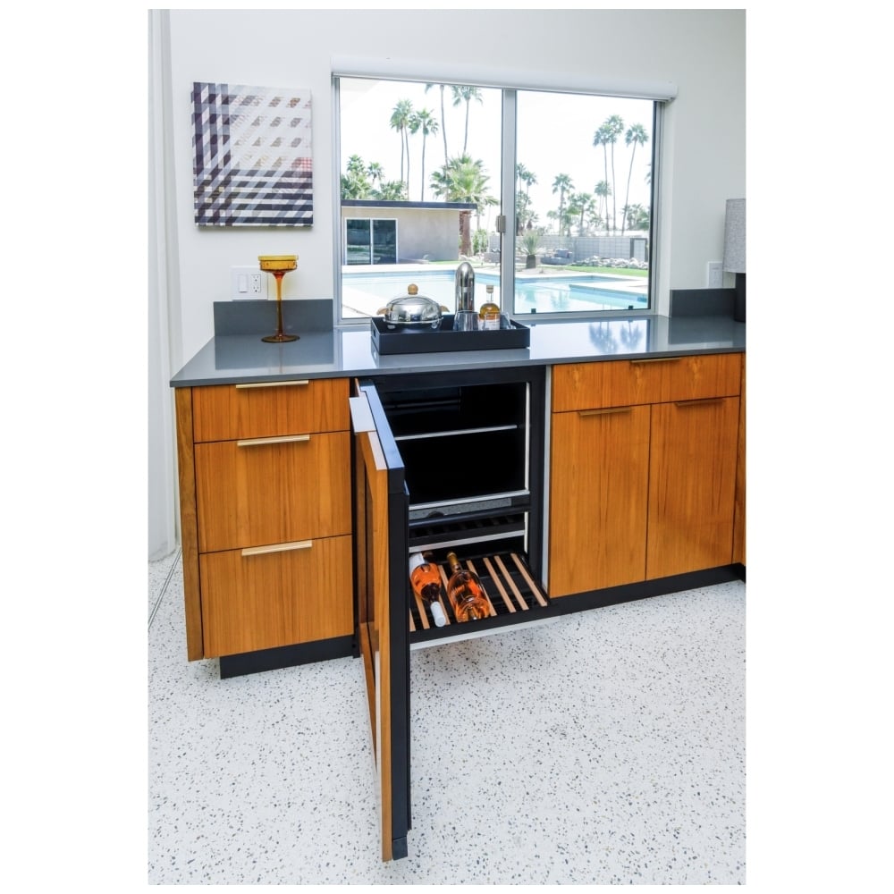 JennAir Noir JUBFL242HX Compact Beverage Center Under Counter Refrigeration, 24 inch Width, ENERGY STAR Certified