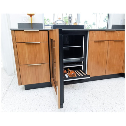 JennAir Noir JUBFL242HX Compact Beverage Center Under Counter Refrigeration, 24 inch Width, ENERGY STAR Certified