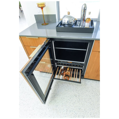 JennAir Noir JUBFL242HX Compact Beverage Center Under Counter Refrigeration, 24 inch Width, ENERGY STAR Certified