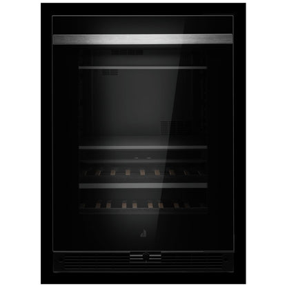JennAir Noir JUBFR242HM Compact Beverage Center Under Counter Refrigeration, 24 inch Width, ENERGY STAR Certified, Stainless Steel colour Right Swing