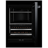 JennAir Noir JUBFR242HM Compact Beverage Center Under Counter Refrigeration, 24 inch Width, ENERGY STAR Certified, Stainless Steel colour Right Swing