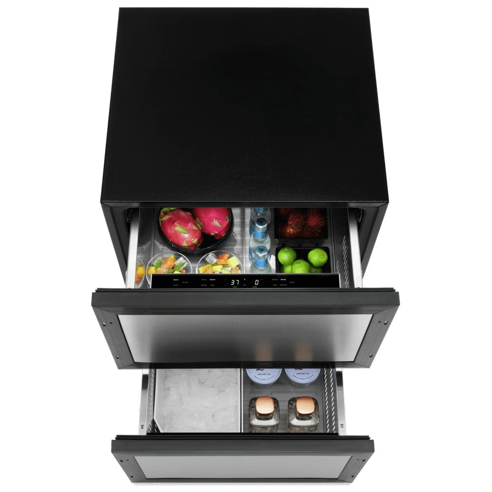 JennAir JUCFP242HX Built In Compact Under Counter Refrigeration, Custom Panel Ready, Panel Ready