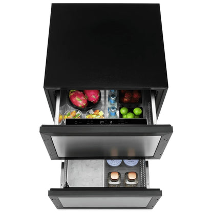 JennAir JUCFP242HX Built In Compact Under Counter Refrigeration, Custom Panel Ready, Panel Ready