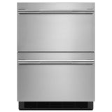 JennAir Rise JUDFP242HL Built In Compact Under Counter Refrigeration, 4.7 cu. ft. Capacity, Stainless Steel colour