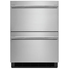 JennAir Rise JUDFP242HL Built In Compact Under Counter Refrigeration, 4.7 cu. ft. Capacity, Stainless Steel colour
