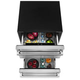 JennAir Noir JUDFP242HM Built In Under Counter Refrigeration, 24 inch Width, 4.7 cu. ft. Capacity, Stainless Steel colour