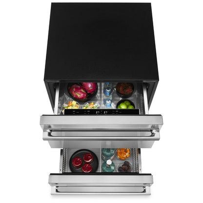 JennAir Noir JUDFP242HM Built In Under Counter Refrigeration, Stainless Steel colour