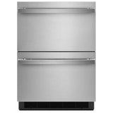 JennAir Noir JUDFP242HM Built In Under Counter Refrigeration, 24 inch Width, 4.7 cu. ft. Capacity, Stainless Steel colour