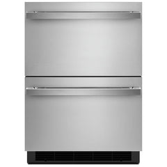 JennAir Noir JUDFP242HM Built In Under Counter Refrigeration, 24 inch Width, 4.7 cu. ft. Capacity, Stainless Steel colour
