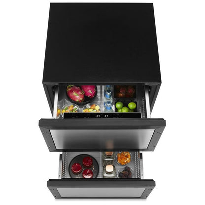 JennAir JUDFP242HX Built In Compact Under Counter Refrigeration, 24 inch Width, Counter Depth, Custom Panel Ready, 4.7 cu. ft. Capacity