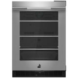 JennAir Rise JUGFR242HL Compact Under Counter Refrigeration, 24 inch Width, ENERGY STAR Certified, Stainless Steel colour Right Swing