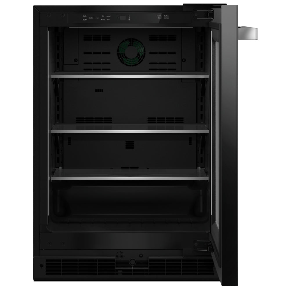 JennAir Noir JUGFR242HM Compact Under Counter Refrigeration, 24 inch Width, ENERGY STAR Certified, Stainless Steel colour Right Swing