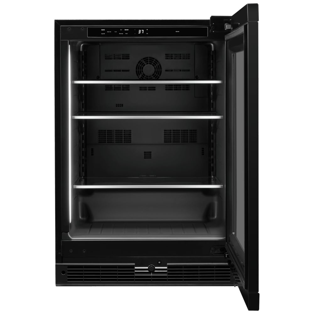 JennAir JUGFR242HX Compact Under Counter Refrigeration, 24 inch Width, ENERGY STAR Certified, Custom Panel Ready, Stainless Steel colour Right Swing