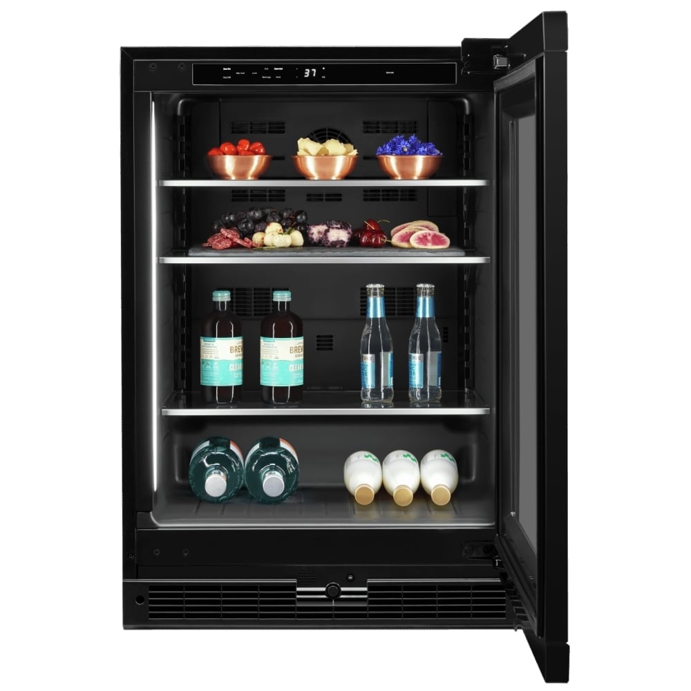 JennAir JUGFR242HX Compact Under Counter Refrigeration, 24 inch Width, ENERGY STAR Certified, Custom Panel Ready, Stainless Steel colour Right Swing