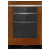 JennAir JUGFR242HX Compact Under Counter Refrigeration, 24 inch Width, ENERGY STAR Certified, Custom Panel Ready, Stainless Steel colour Right Swing