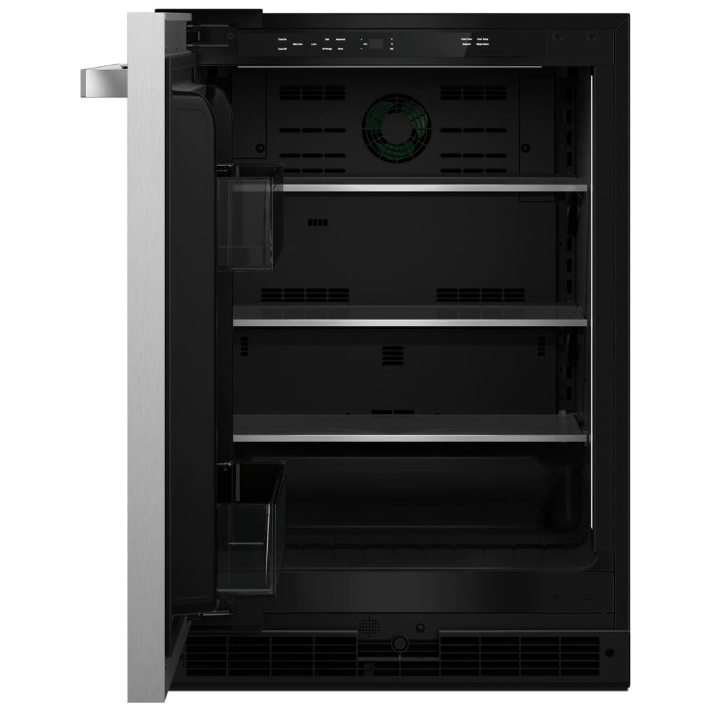 JennAir Noir JURFL242HM Compact Under Counter Refrigeration, 24 inch Width, ENERGY STAR Certified, Stainless Steel colour Left Swing