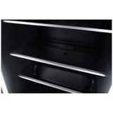 JennAir Noir JURFR242HM Compact Under Counter Refrigeration, 24 inch Width, ENERGY STAR Certified, Stainless Steel colour Right Swing