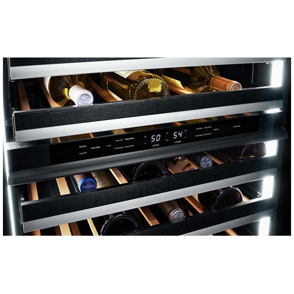 JennAir Rise JUWFL242HL Compact Wine Cooler Under Counter Wine Refrigeration