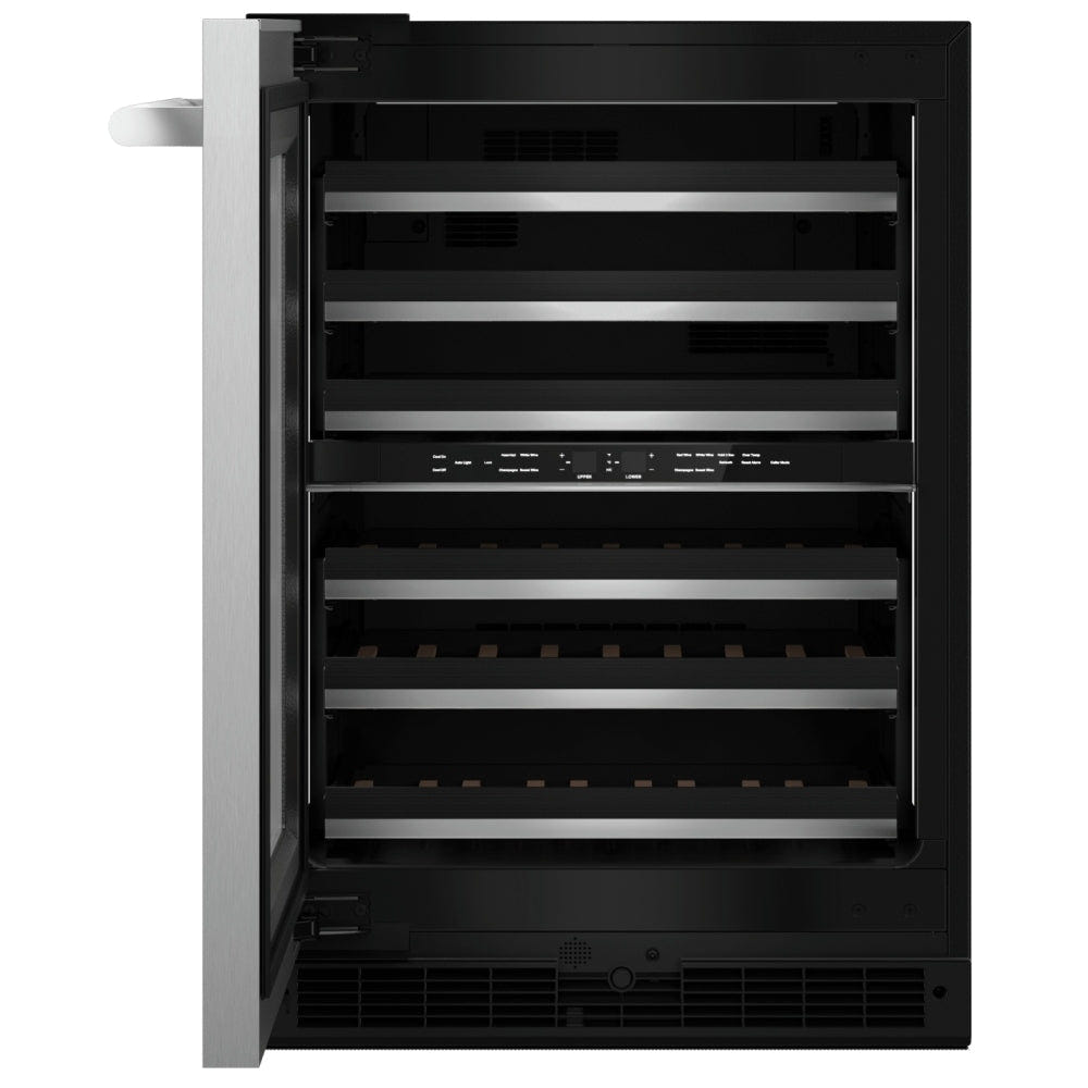 JennAir Rise JUWFL242HL Compact Wine Cooler Under Counter Wine Refrigeration