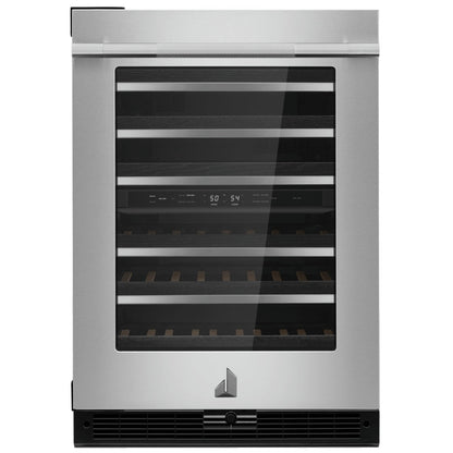 JennAir Rise JUWFL242HL Compact Wine Cooler Under Counter Wine Refrigeration