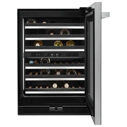 JennAir Noir JUWFR242HM Compact Wine Cooler Under Counter Wine Refrigeration