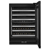 JennAir JUWFR242HX Compact Wine Cooler Under Counter Wine Refrigeration, 24 inch Width, Custom Panel Ready, 3,748 Wine Bottle Capacity, Panel Ready Right Swing, Dual Zone