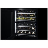 JennAir JUWFR242HX Compact Wine Cooler Under Counter Wine Refrigeration, 24 inch Width, Custom Panel Ready, 3,748 Wine Bottle Capacity, Panel Ready Right Swing, Dual Zone