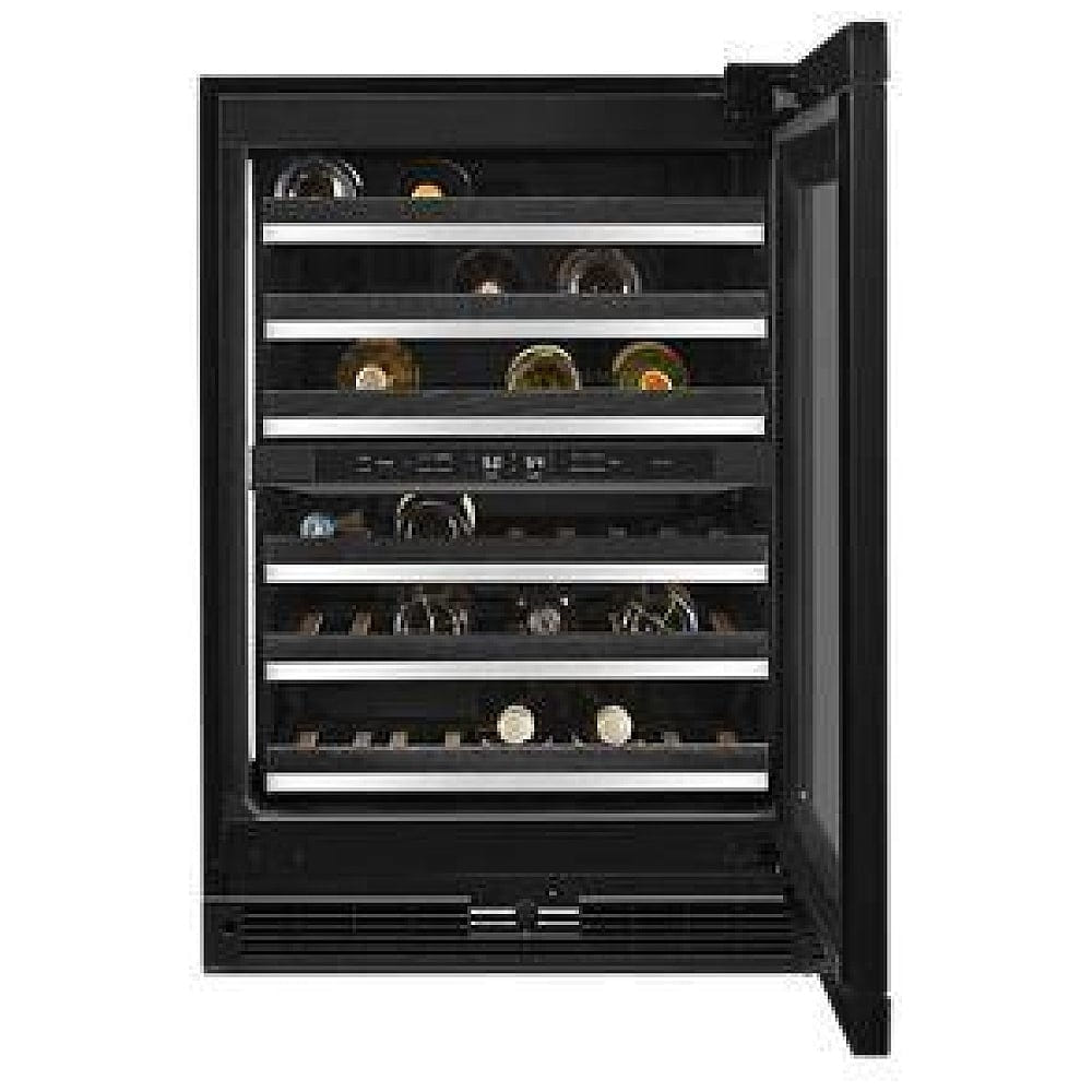 JennAir JUWFR242HX Compact Wine Cooler Under Counter Wine Refrigeration, 24 inch Width, Custom Panel Ready, 3,748 Wine Bottle Capacity, Panel Ready Right Swing, Dual Zone