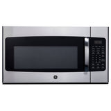 GE JVM2165SMSS Over the Range Microwave, 30 inch Exterior Width, 1.6 cu. ft. Capacity, 300 CFM, 1,000 W Watts, Halogen , Stainless Steel colour